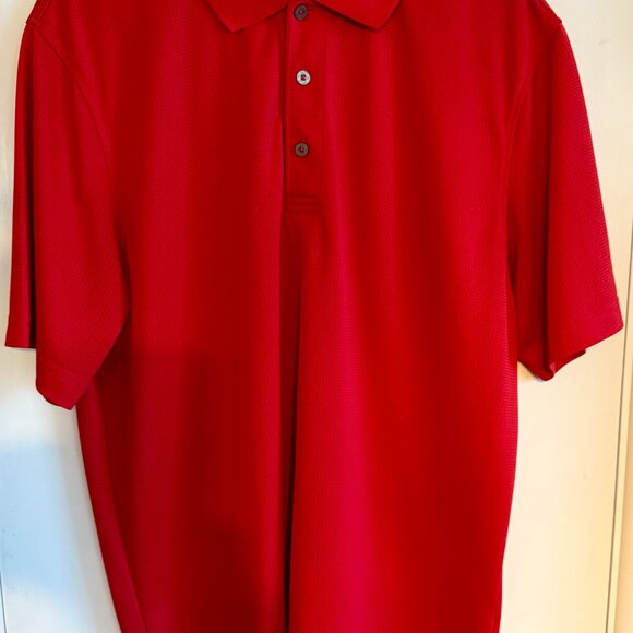 Izod Lacoste Red Polo Shirt Size LG - Picture 1 of 3